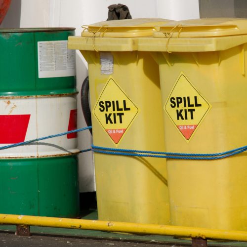 Spill,Kit,Yellow,Wheelie,Bin,For,Health,And,Safety,Of