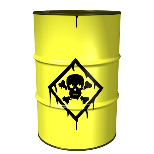 3d,Illustration,Of,A,Toxic,Waste,Barrel