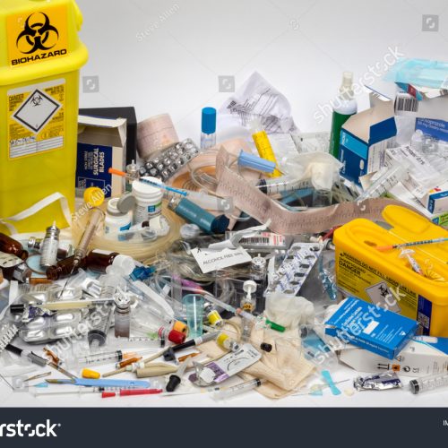 stock-photo-england-medical-waste-disposal-of-some-of-the-many-use-once-plastic-paper-cardboard-1434740990