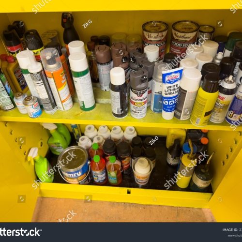 stock-photo-san-jose-ca-may-open-flammables-cabinet-inside-workshop-filled-with-spray-paint-and-2313203761